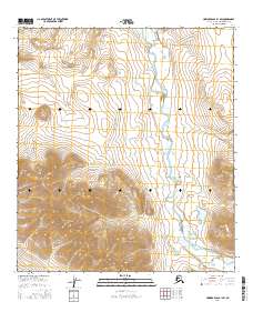 USGS Topographic Map – Howard Pass B-1 SW