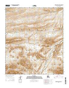 USGS Topographic Map – Howard Pass D-5 SW