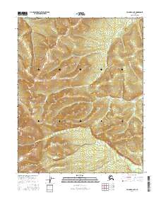 2016 Map of Hughes A-2 NE, 2016 Print