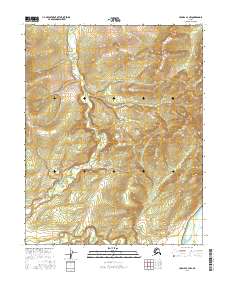 2016 Map of Hughes A-3 NW, 2016 Print