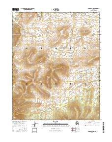 2016 Map of Hughes A-4 NW, 2016 Print