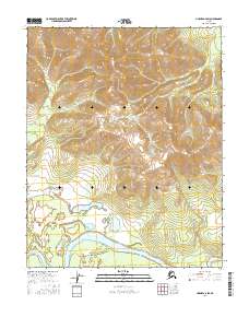 2016 Map of Hughes A-6 SW, 2016 Print