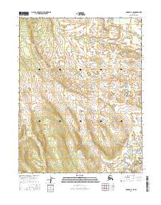 2016 Map of Hughes C-2 NE, 2016 Print