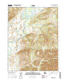 USGS Topographic Map – Hughes D-1 NW