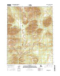 USGS Topographic Map – Hughes D-2 NW