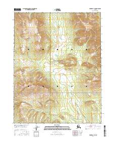 2016 Map of Hughes D-3 NE, 2016 Print