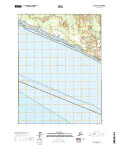 2017 Map of Icy Bay D-1 SW, 2017 Print