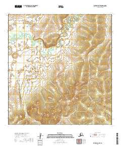 USGS Topographic Map – Iditarod A-5 NW