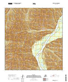 USGS Topographic Map – Iditarod B-1 NE