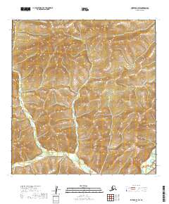 USGS Topographic Map – Iditarod B-3 SW