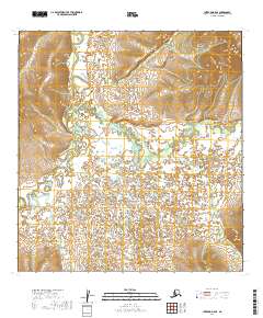 USGS Topographic Map – Iditarod B-5 SE