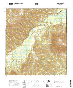 USGS Topographic Map – Iditarod D-1 NE