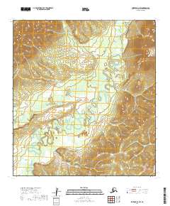 USGS Topographic Map – Iditarod D-1 SW