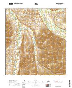 USGS Topographic Map – Iditarod D-3 SW