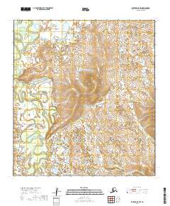 USGS Topographic Map – Iditarod D-4 NW