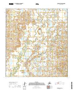2019 Map of Iditarod D-5 NW, 2019 Print