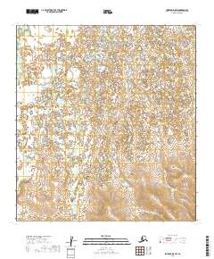 USGS Topographic Map – Iditarod D-5 SW
