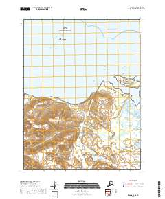 USGS Topographic Map – Iliamna A-3 SE