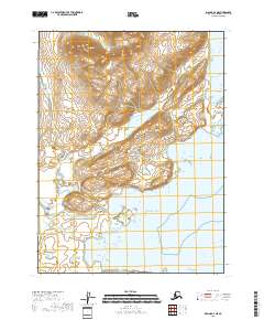 USGS Topographic Map – Iliamna A-4 NE