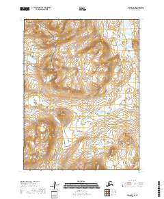 USGS Topographic Map – Iliamna A-5 NE