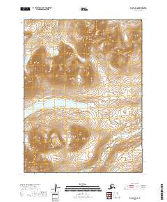 USGS Topographic Map – Iliamna A-5 SE