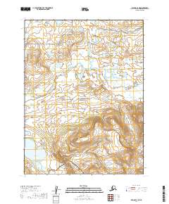 USGS Topographic Map – Iliamna A-6 NE