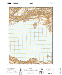 USGS Topographic Map – Iliamna A-7 NE
