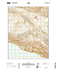 2019 Map of Iliamna A-7 SE, 2019 Print