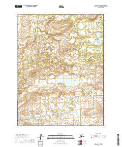 USGS Topographic Map – Iliamna A-8 NE