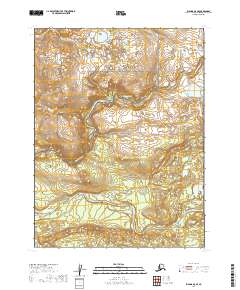 2019 Map of Iliamna A-8 SE, 2019 Print