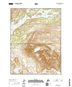 USGS Topographic Map – Iliamna B-4 NE
