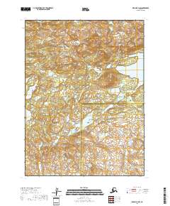 USGS Topographic Map – Iliamna B-4 NW