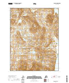 USGS Topographic Map – Iliamna B-4 SE