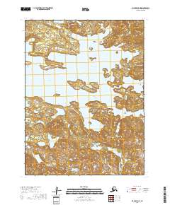USGS Topographic Map – Iliamna B-5 NE