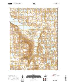 USGS Topographic Map – Iliamna B-5 SE
