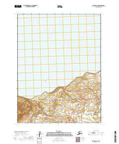 USGS Topographic Map – Iliamna B-6 NE