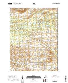 2019 Map of Iliamna B-6 SW, 2019 Print