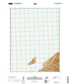 USGS Topographic Map – Iliamna B-7 NE