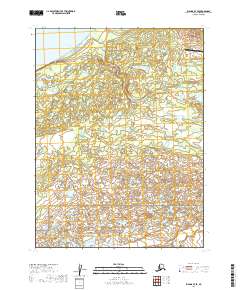 USGS Topographic Map – Iliamna B-7 SE