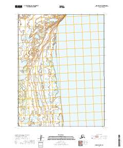 USGS Topographic Map – Iliamna B-8 NW