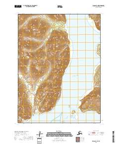 USGS Topographic Map – Iliamna C-2 NE