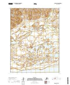 2019 Map of Iliamna C-7 NE, 2019 Print