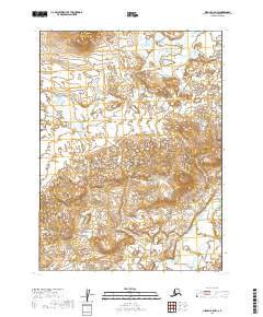 2019 Map of Iliamna C-8 NW, 2019 Print