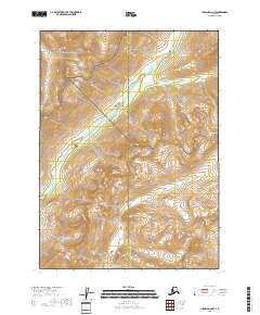USGS Topographic Map – Iliamna D-2 NW