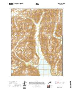 USGS Topographic Map – Iliamna D-2 SE