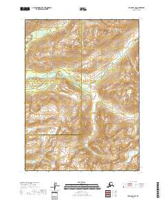 2018 Map of Iliamna D-2 SW, 2018 Print