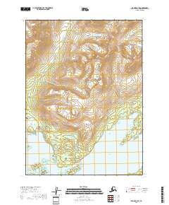 USGS Topographic Map – Iliamna D-3 SW