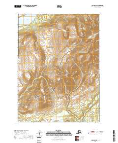 USGS Topographic Map – Iliamna D-4 NW