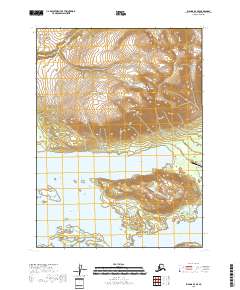USGS Topographic Map – Iliamna D-4 SE
