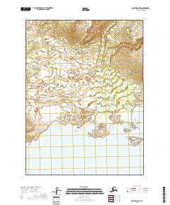 USGS Topographic Map – Iliamna D-4 SW